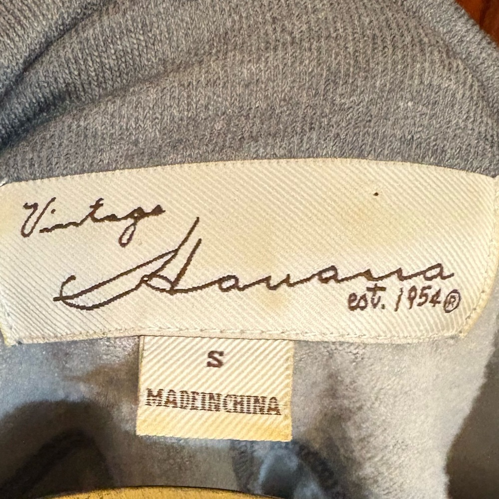 Vintage Havana Gray Camo Hoodie with Rainbow Stripes - Picture 5 of 5